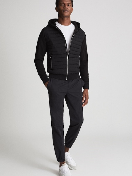 Reiss Taylor Hybrid Zip Through Quilted Jacket (T30811) | 1,304 LEI