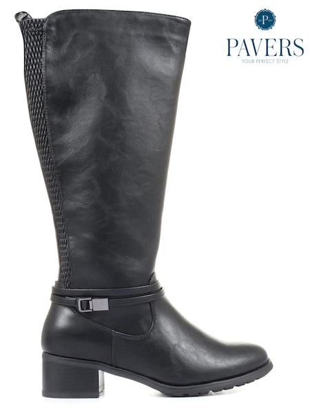 Pavers Ladies Knee High Boots (T30976) | €41.50