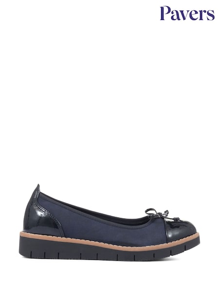 Pavers Blue Ballet Pumps (T30999) | R$ 345