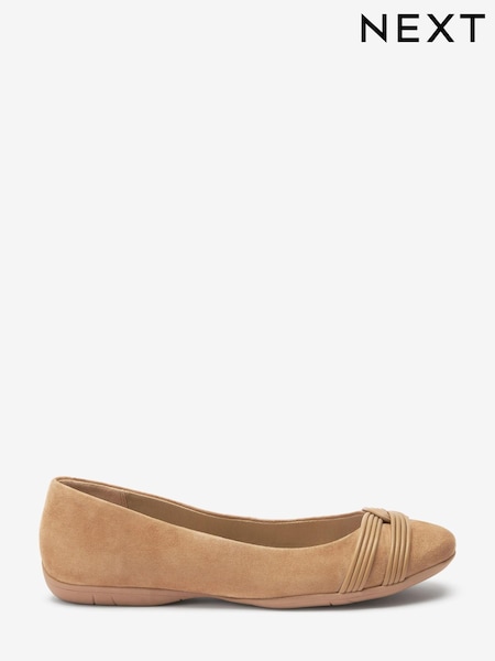 Kamelje rjav - Forever Comfort® Multi Twist Ballet Shoes (T31049) | € 25