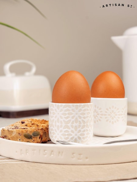 Artisan Street 4 Pack White Egg Cups (T31508) | €20