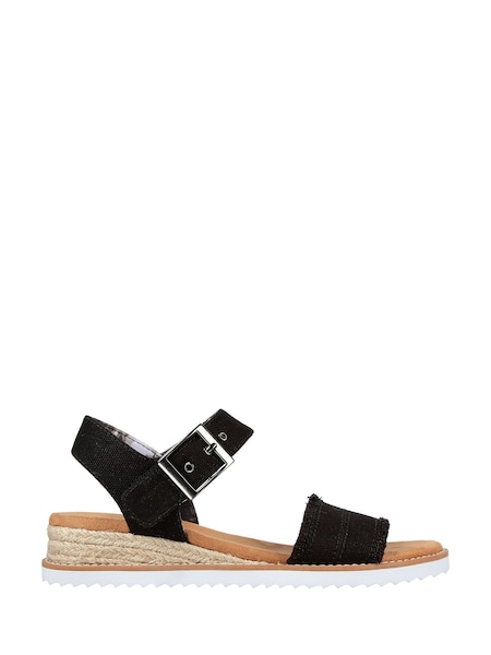 Skechers Black Womens Desert Kiss Adobe Princess Sandals (T34240) | AED128