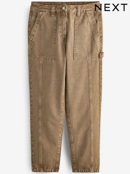 Tan Carpenter Jeans (T35814) | €14