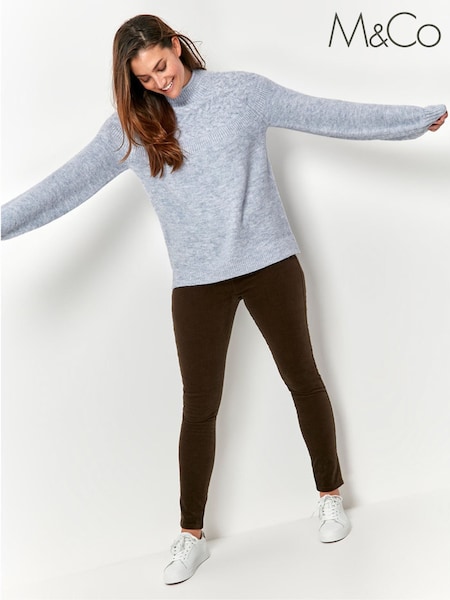 M&Co Green Cord Style Jeggings (T36365) | €9