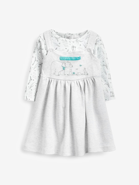 We're Going On A Bear Hunt Pinafore 100% Cotton Dress And T-Shirt Set (T36519) | €32