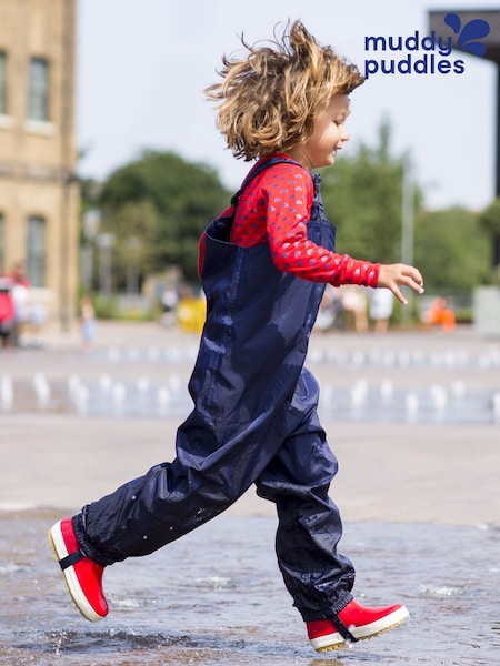 Azul marino - Muddy Puddles Originals Waterproof Dungarees (T36618) | 37 € - 38 €