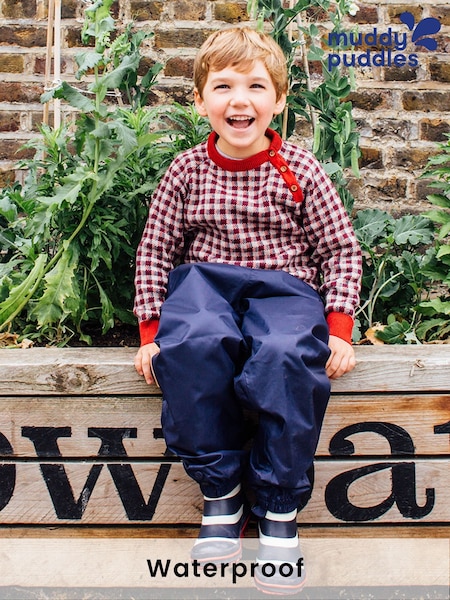 أزرق داكن أزرق - Muddy Puddles Originals Waterproof Over Trousers (T36620) | ‏128 ر.س.‏ - ‏134 ر.س.‏