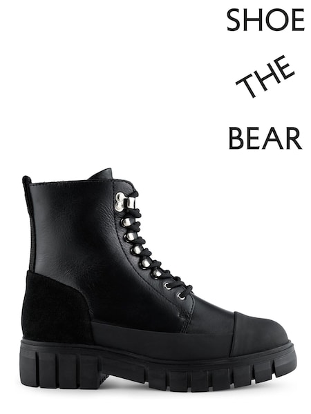 Shoe the Bear Black Rebel Lace Boots (T36847) | €57