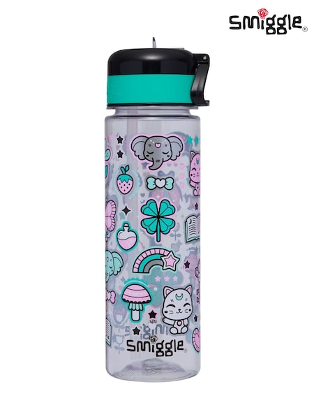 Schwarz/Mix - Smiggle Aspire Plastic Drink Bottle 650ml