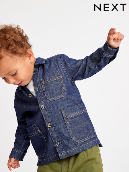 Denim Rinse Denim Shacket (3mths-9yrs) (T41258) | €13 - €16