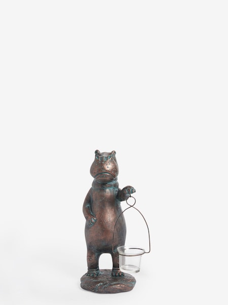 Bronze Hattie and Henry The Hippos Lantern (T41430) | €9