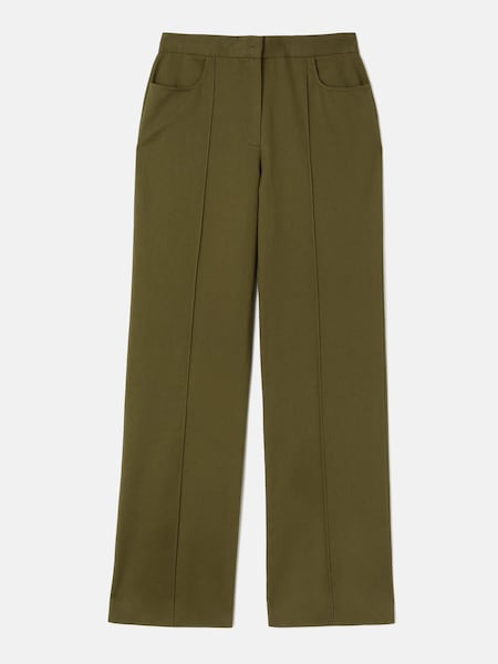 Jigsaw Green Cotton Drill Harris Chino Trousers (T43105) | €53