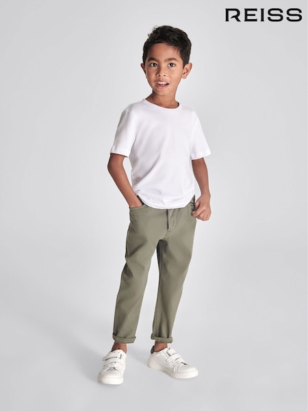 Reiss White Bless 4-9 yrs Crew Neck T-Shirt (T44816) | €15