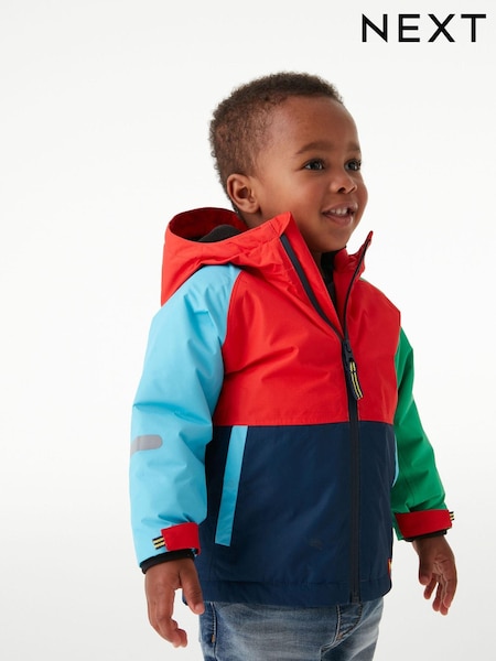 Večbarvni blok - Waterproof Jacket (3mths-7yrs) (T45097) | € 19 - € 22