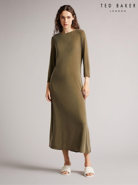 Ted Baker Green Neivaeh Twist Back Jersey Dress (T45501) | €66