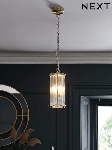 Brass Hertford Pendant Ceiling Light (T47403) | €92