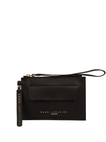 Pure Luxuries London Arreton Vegetable Tanned Leather Clutch Bag (T47524) | €22