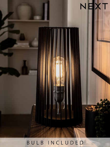 Black Brooklyn Table Lamp (T47754) | €72