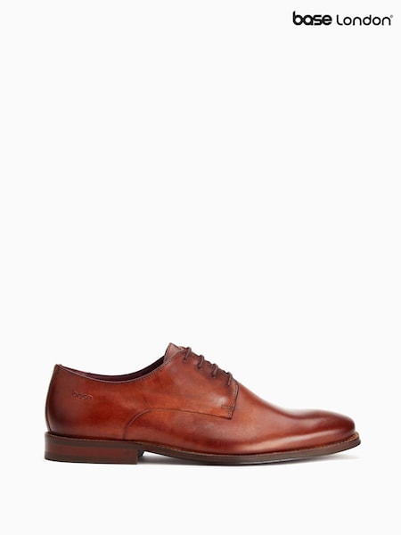 חום-אדמדם - Base London Marley Derby Shoes (T48036) | ‏352‏₪