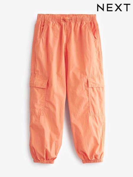 Koralna/oranžna - Parachute Cargo Cuffed Trousers (3-16yrs) (T48387) | € 13 - € 17