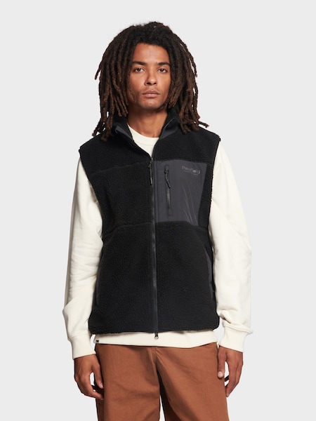 Penfield Black Bear Outdoor Borg Zip Thru Gilet (T49013) | €66