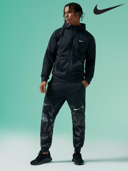 Svart - Nike Therma-fit Zip Up Training Hoodie (T49275) | kr1 470