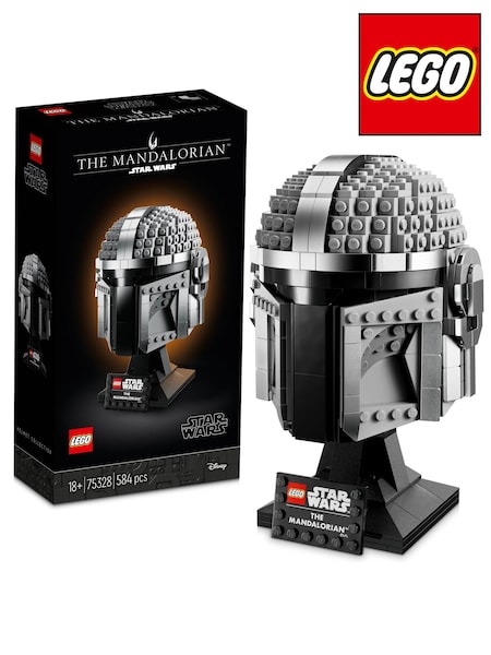 LEGO Star Wars The Mandalorian Helmet Model Adult Set 75328 (T49635) | €79