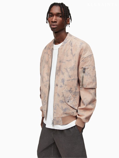AllSaints Brown Awari Oversized Bomber (T50046) | €132