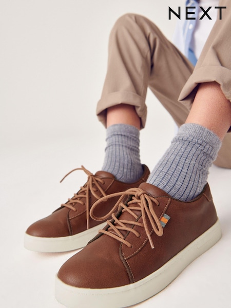 Tan Brown Smart Lace-Up Shoes (T50270) | €10 - €15