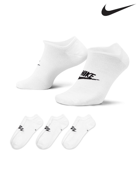 Nike White Everyday Essential Ankle Socks 3 Pack (T50326) | €21.50