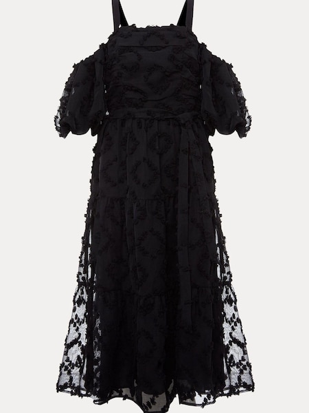 Phase Eight Margarita Off Shoulder Maxi Black Dress (T50405) | €121