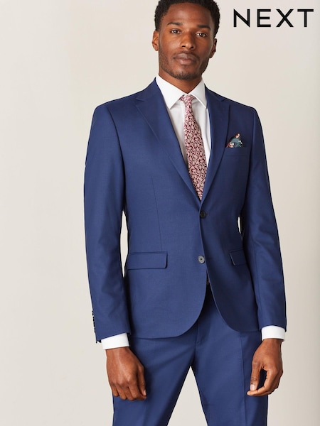 Ярко-синий - Стандартный крой - Slim Fit Suit (T50833) | €36