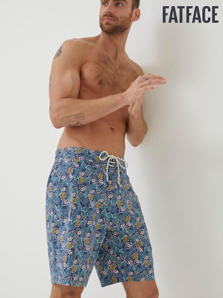 FatFace Blue Camber Pineapple Swim Shorts (T51394) | €34