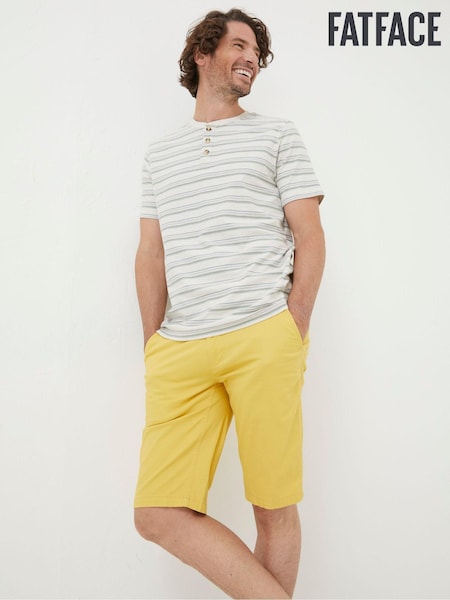 FatFace Yellow Mawes Chino Shorts (T51403) | €26