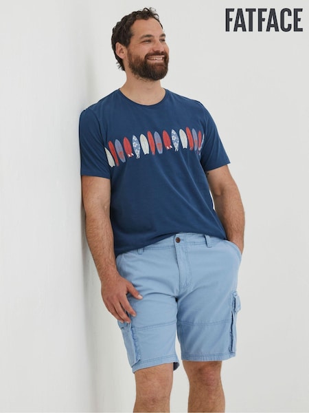 FatFace Blue Breakyard Cargo Shorts (T51419) | €30