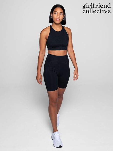 Черный - Girlfriend Collective Topanga Bra (T51631) | €26
