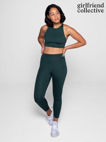 Зеленый - Girlfriend Collective Topanga Bra (T51637) | €22