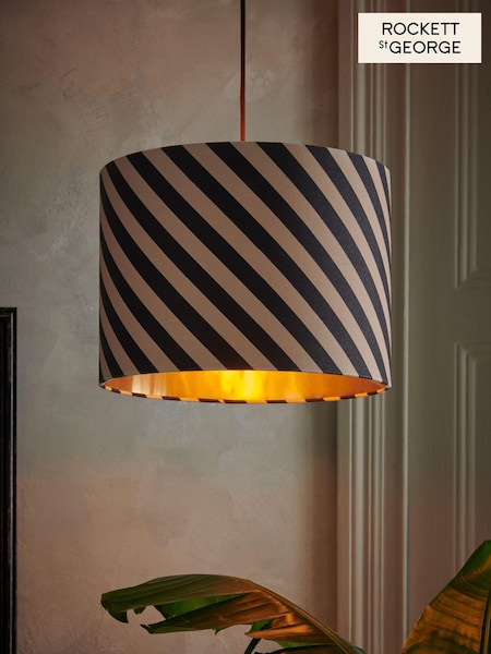 Rockett St George Sand Strip Drum Lamp Shade (T51931) | €61