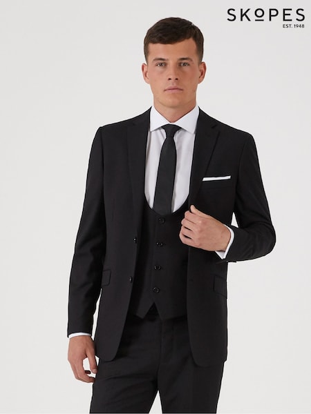 Skopes Black Slim Fit Milan Suit Jacket (T51936) | €143