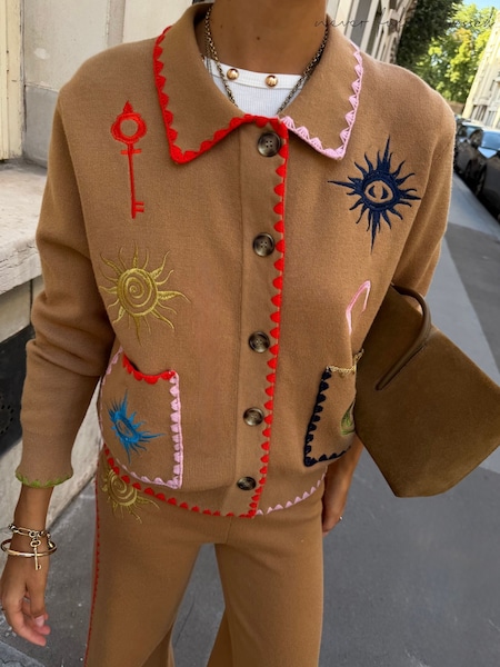 חום - Never Fully Dressed Casablanca Cardigan