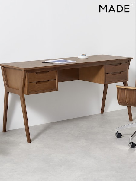 MADE.COM Dark Stain Oak Jenson Desk (T52201) | €882