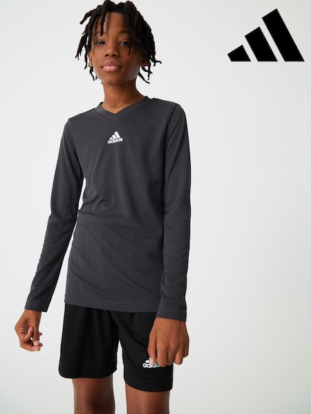 adidas Black Team Base T-Shirt (T52334) | $24