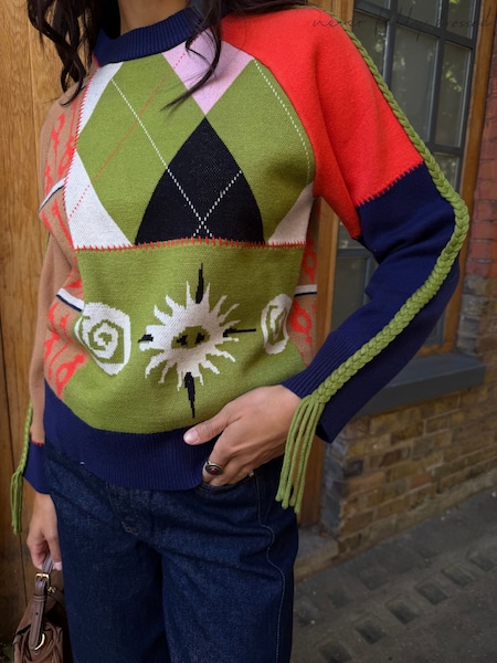 Blue - Never Fully Dressed Splice Bonita Jumper