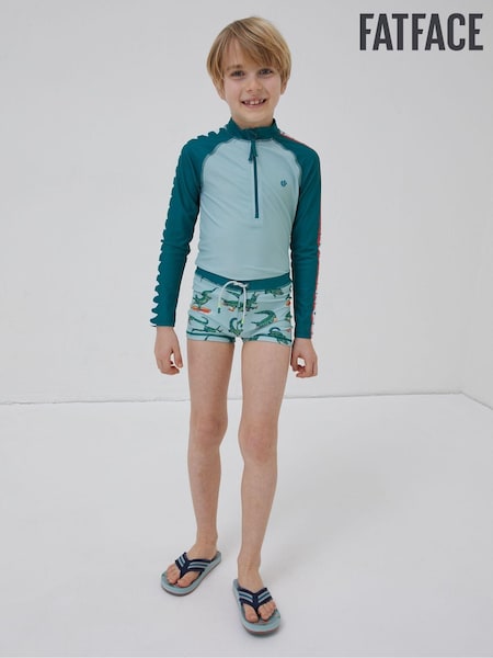 FatFace Green Carter Crocodile Trunks (T52351) | €7.50