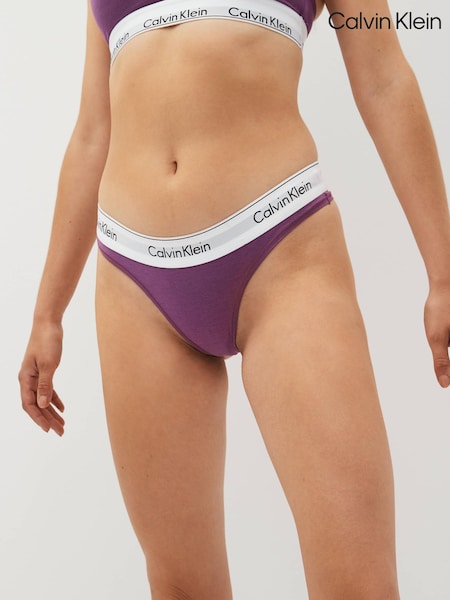 Calvin Klein Purple Brazilian Knickers (T52495) | €13