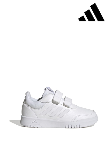 Adidas White Hook and Loop Tensaur Sport Trainers (T52760) | €35
