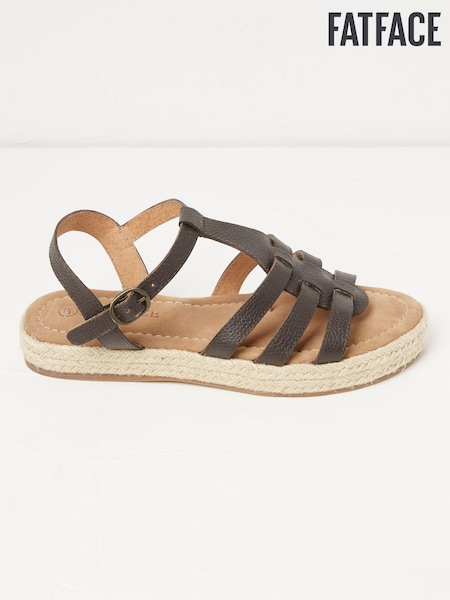FatFace Brown Cage Adira Espadrille Sandals (T53239) | €34