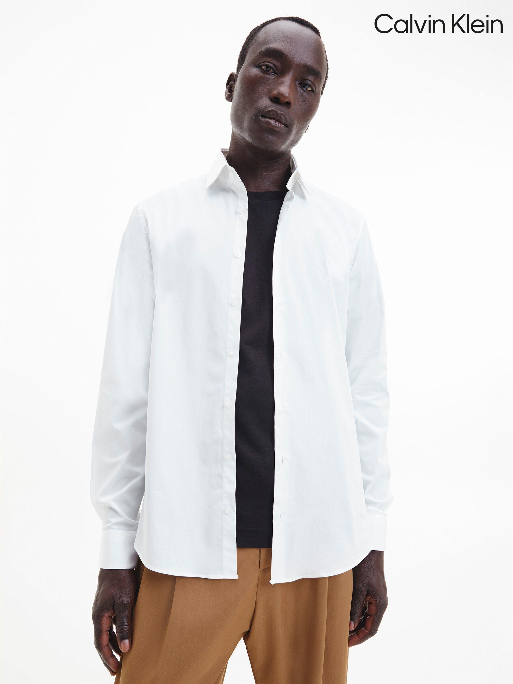 Men s Calvin Klein White Formal Shirts Next Malta