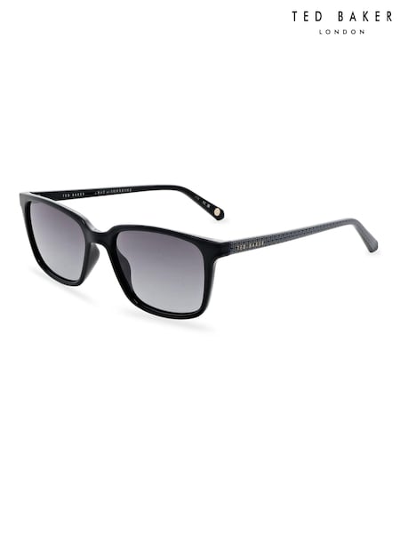 Ted Baker Black Classic Mens Sunglasses with Contrast Temples (T53610) | 478 SAR