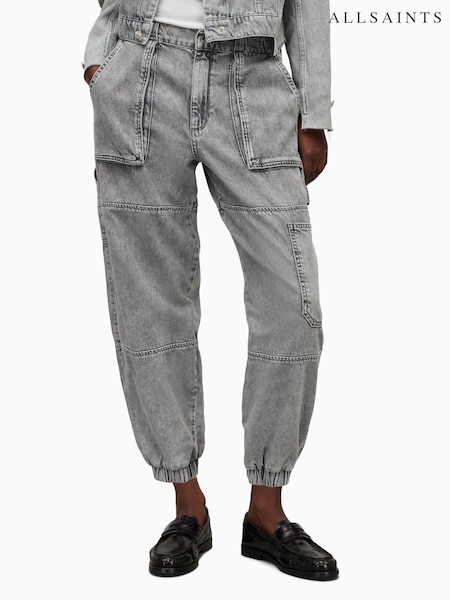 AllSaints Grey Lila 100% Cotton Jeans (T54085) | €171